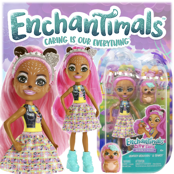* Enchantimals City Tails   Hensley Hedgehog& Spiney HKN13