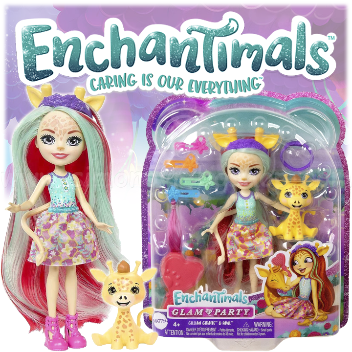 * Enchantimals Glam Party  Gillian Giraffe  PawlHNV29
