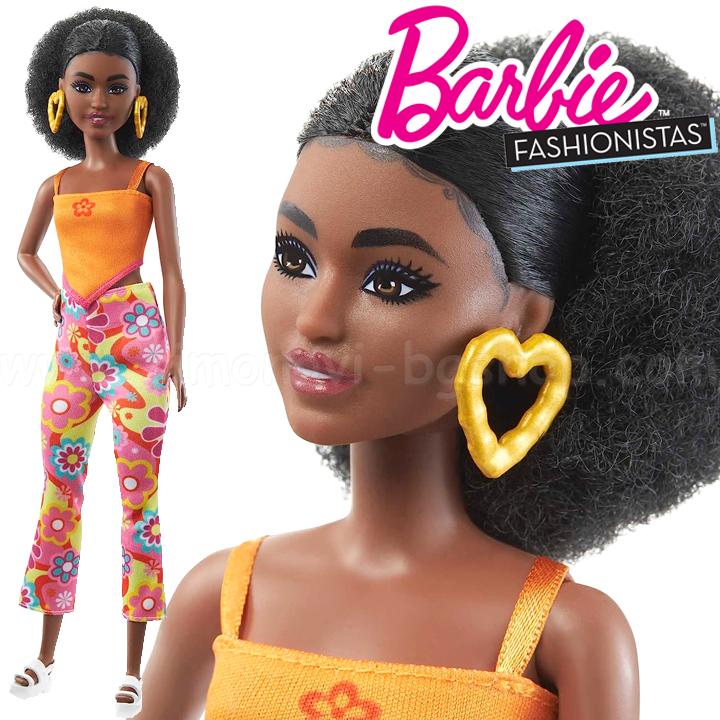 Barbie Fashionistas - Brown Hair HJR97 Doll #198