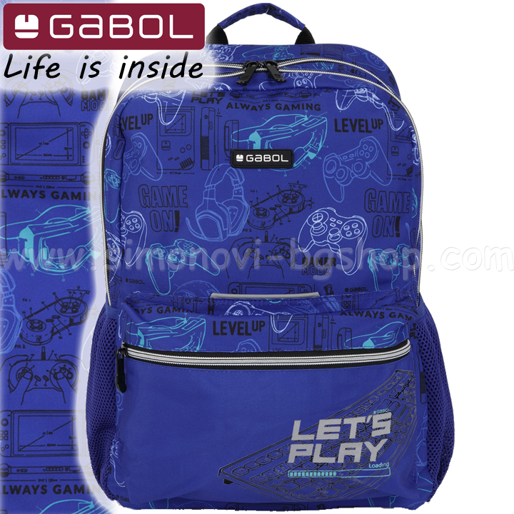 2025 Gabol Gaming Two Compartment School Backpack 23665303