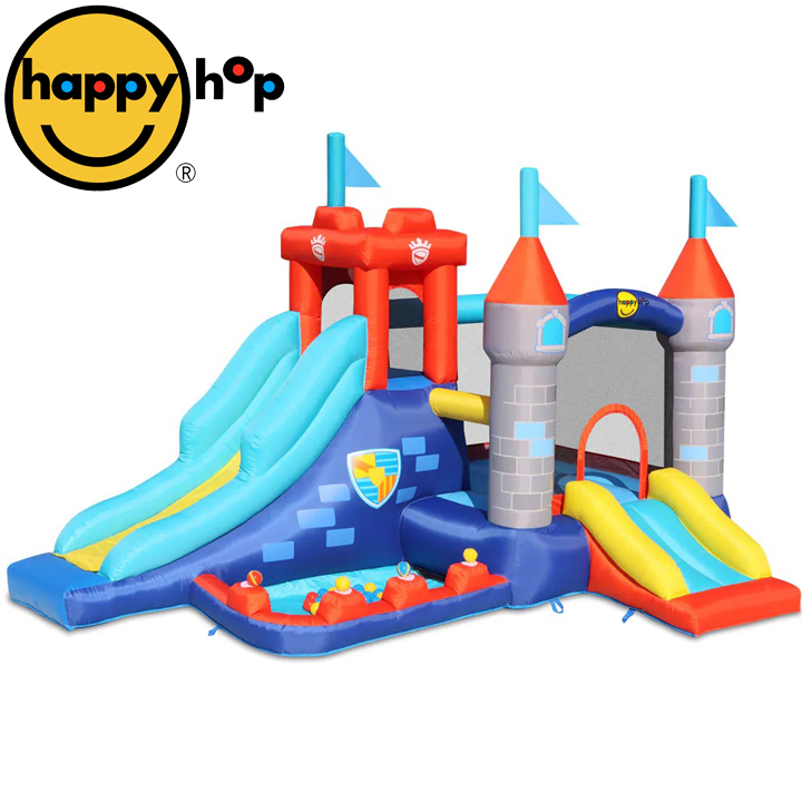 The Happy Hop Inflatable Trampoline Play Castle