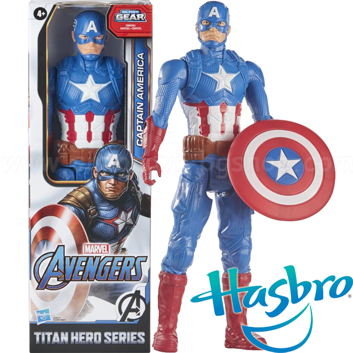 Marvel Avengers Titan Hero Action Figure Captain America E3309