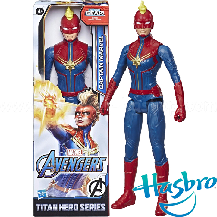 *Marvel Avengers Titan Hero   Captain Marvel  Power FX  E7875
