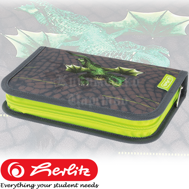 * 2023 Herlitz Mix Boys School bag with 19 accessories Dragon Tale 50038404