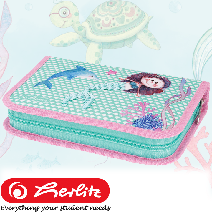 * 2022 Herlitz Smart Girls Case with 31 accessories Mermaid50038275