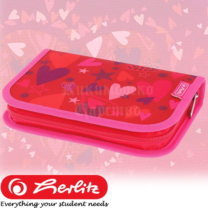 * 2022 Herlitz Mix Girls School bag with 19 accessories Sweet Hearts 50038374