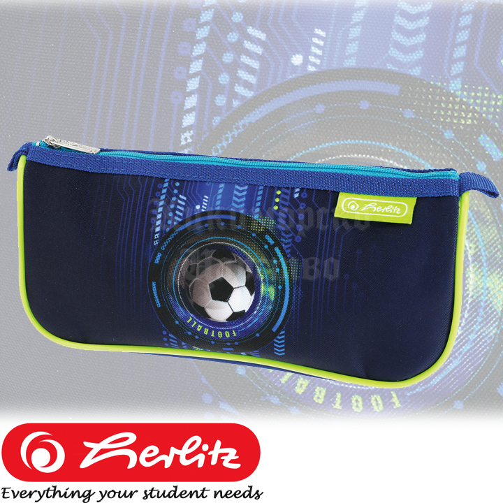 * 2023 Herlitz Boys Empty soft case with 1 zipper Soccer 50038459