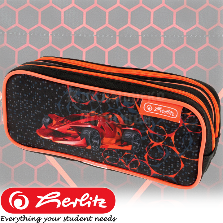 * 2022 Herlitz Mix Empty soft case with 2 zippers Mechanic 50038473