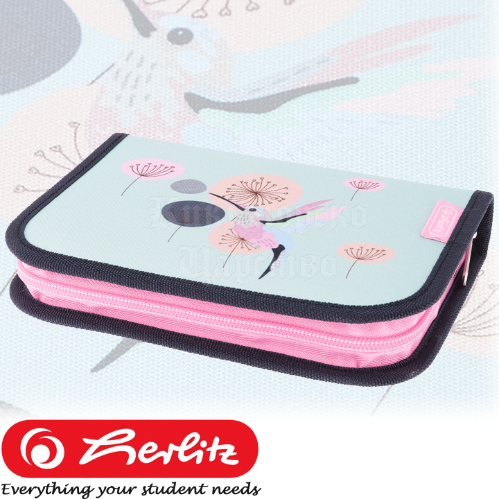 * 2022 Herlitz Mix Girls School bag with 19 accessories Hummingbird50038381