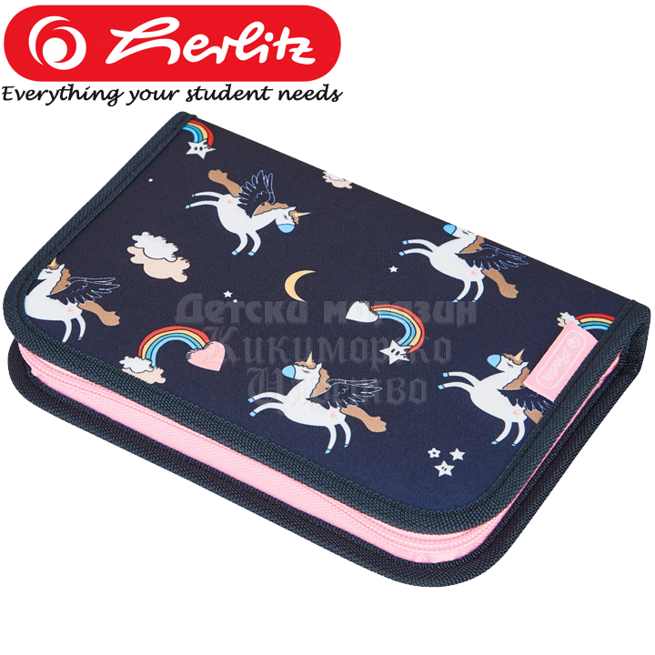 * 2023 Herlitz Mix Girls School Bag with 19 Accessories Dreamy Unicorn50043347