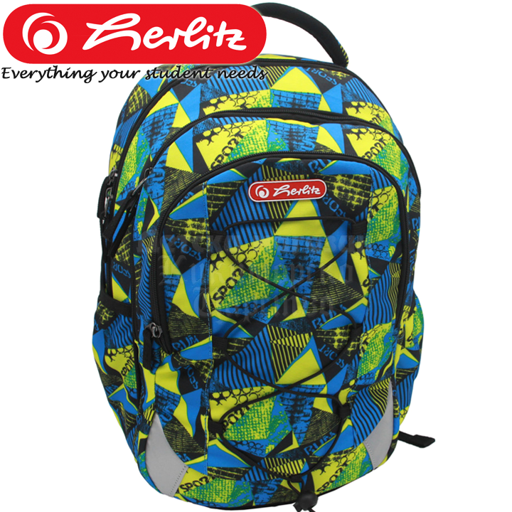 2023 Herlitz Strings Pro Backpack Geometrics9492390