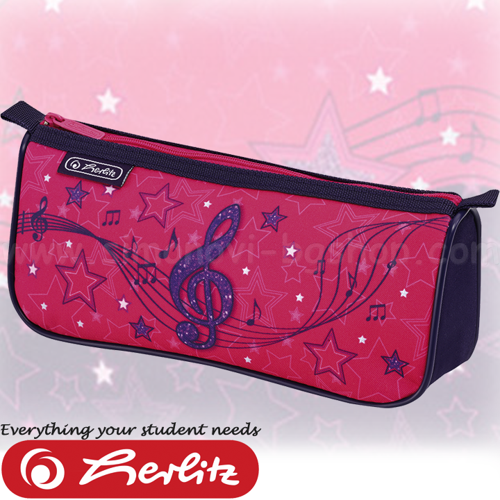 Herlitz Sport Pencil Case with a ZipperMelody Clef50014507