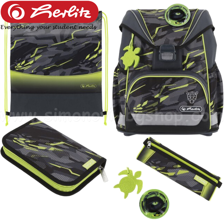 * 2026 Herlitz UltraLight Plus ���������� ������ � ��������� Wild Panther 400205