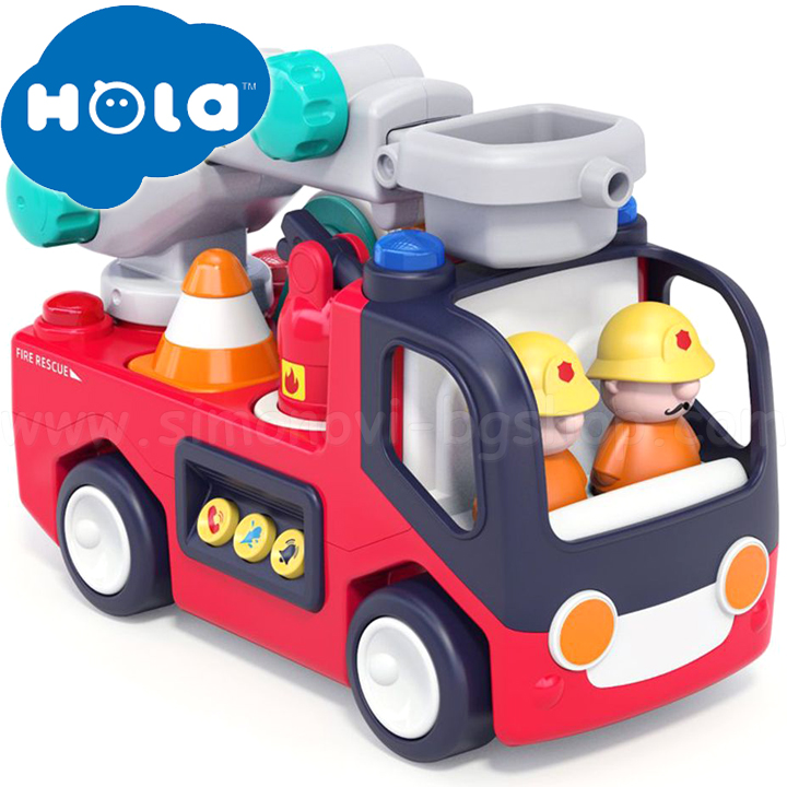 Hola H9998 Early Learning Fire Truck with Light and Sound
