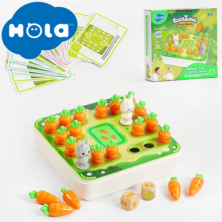Hola Smart game Bunnies and Carrots H796600