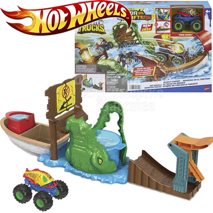 Hot Wheels Color Shifters  Monster Trucks Swamp Chomp HGV14