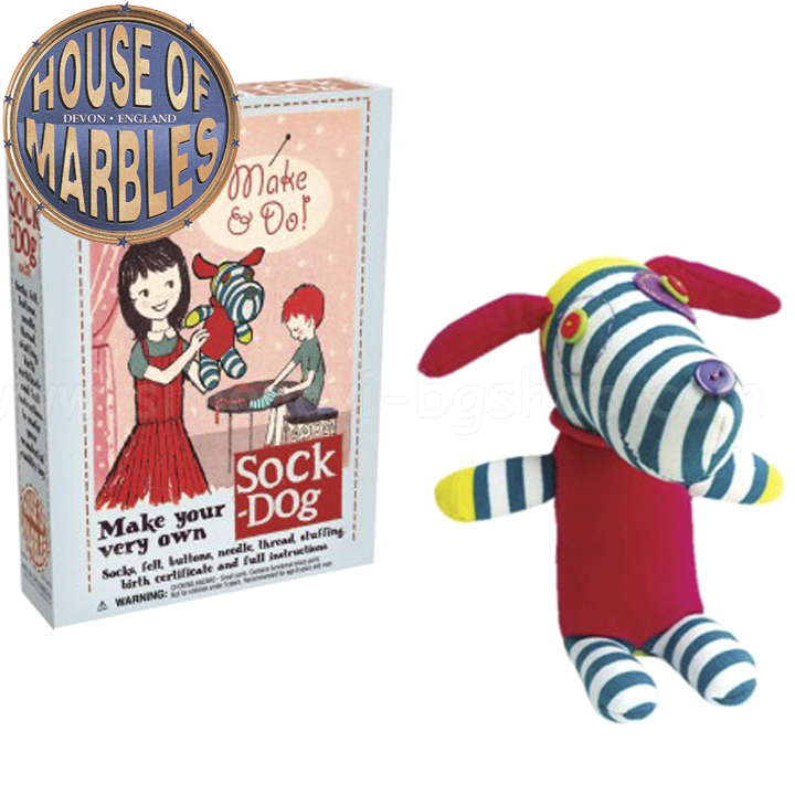 House of Marbles - Make Your Sock Dog 222076