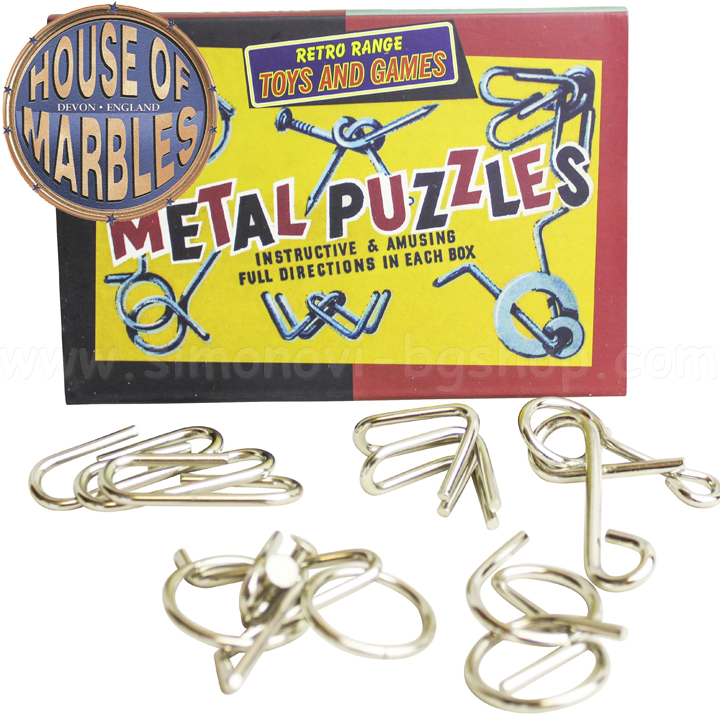House of Marbles - Retro, metal puzzles 10-156