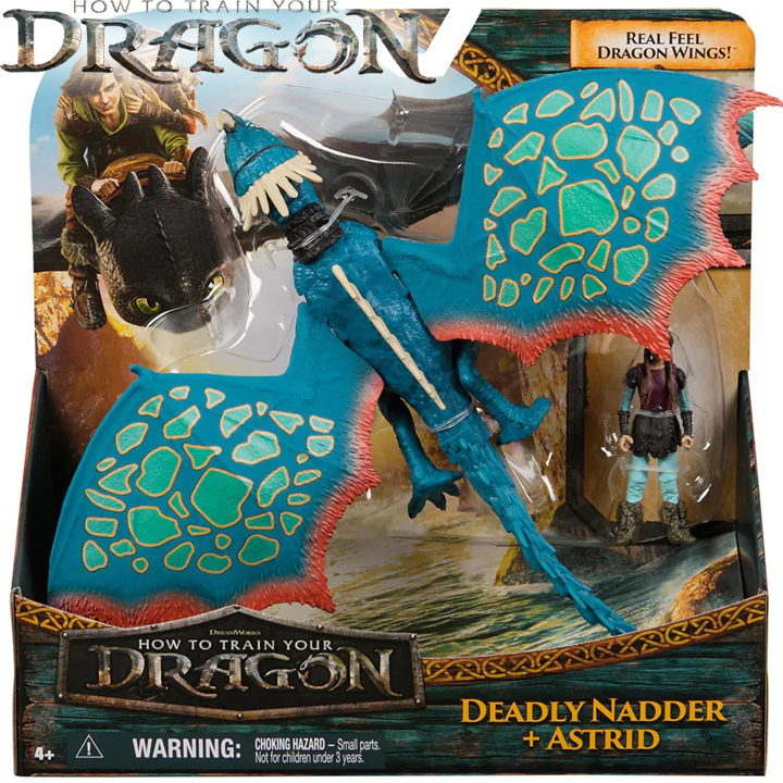 HOW TO TRAIN YOUR DRAGON    Deadly Nadder & Astrid 6072587