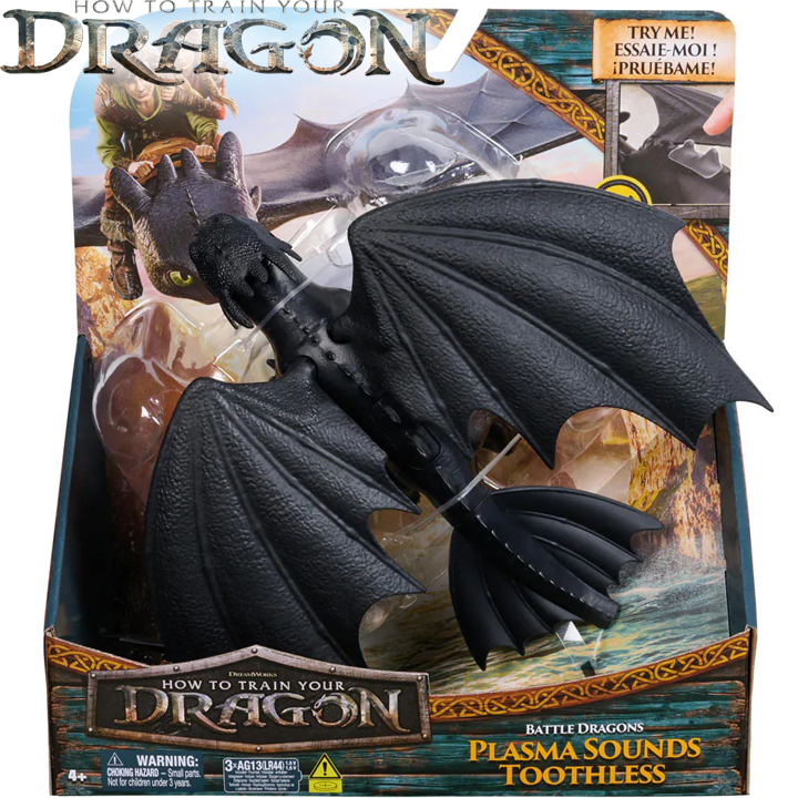 HOW TO TRAIN YOUR DRAGON    Plasma Sounds Toothless 6072591