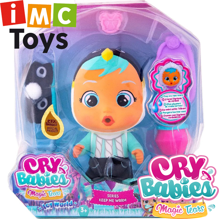 Cry Babies Magic Tears Mini doll with tears Cody Keep me warm 916241