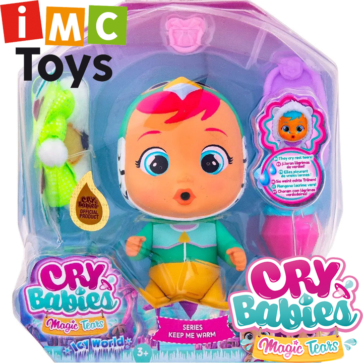 Cry Babies Magic Tears Mini doll with tears Cora Keep me warm 916241