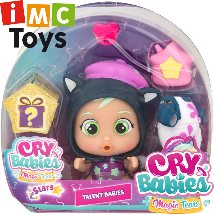Cry Babies Magic Tears Mini doll with real tears baby talent Drake 916111