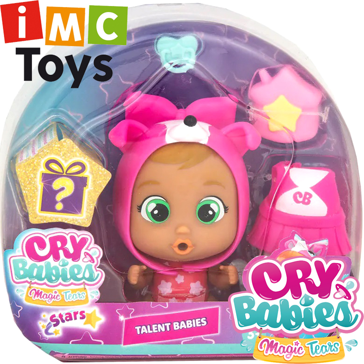 Cry Babies Magic Tears Mini doll with real tears baby talent Roxie 916111