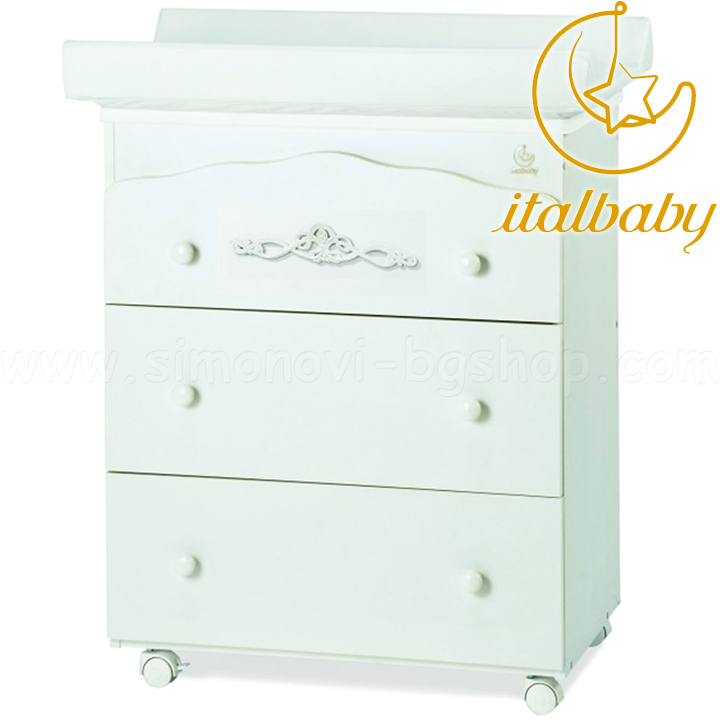 Italbaby Bathtub Chest Magnifique LUX White 070.7022-05