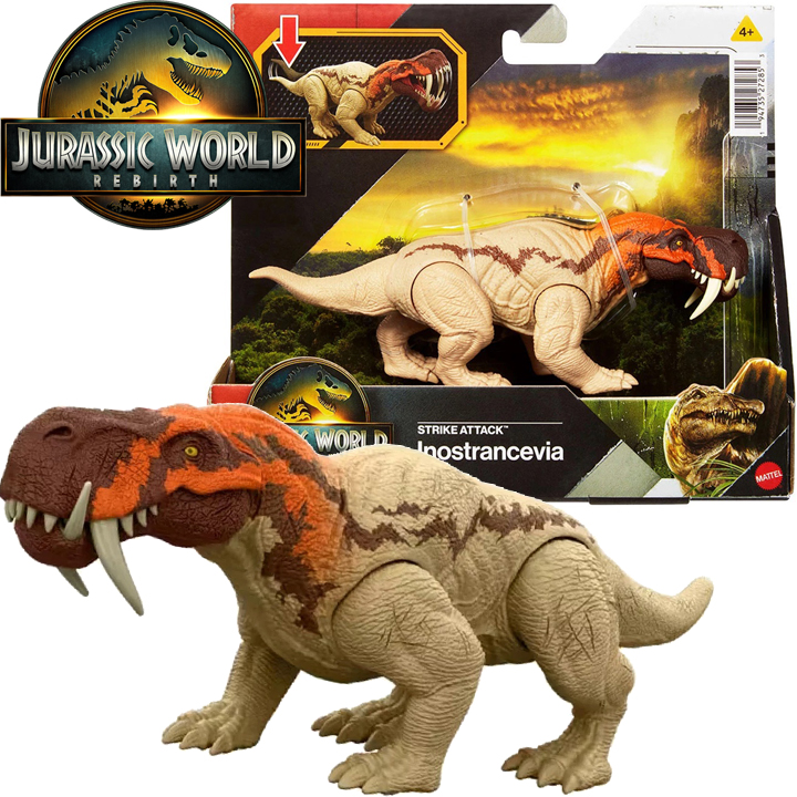 * 2025 Jurassic World Rebirth Movie  Inostrancevia Strike AttackJCL5