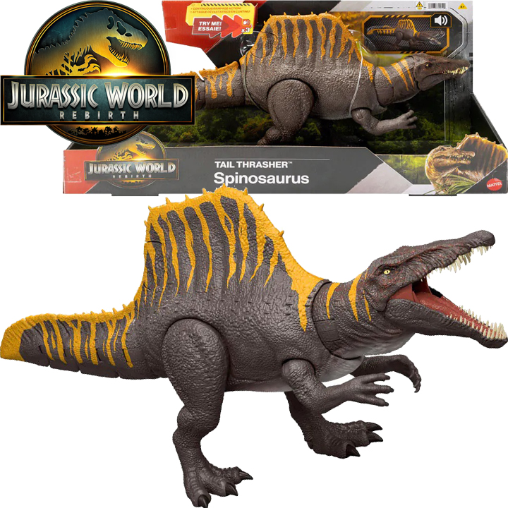 * 2025 Jurassic World Rebirth Movie  Tail Thrasher JGB56