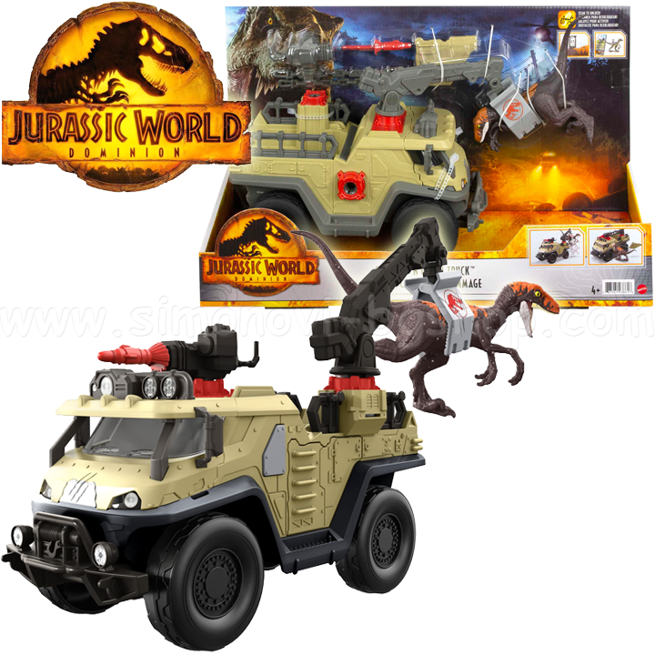 * Jurassic World DominionCapture 'N Crush Truck    GWD66