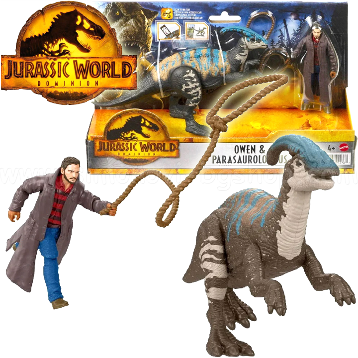 * Jurassic World Dominion  Owen&ParasaurolophusGWM29
