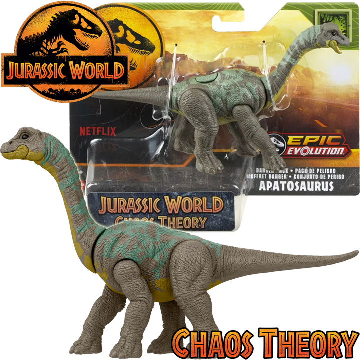 * Jurassic World Chaos Theory  Danger Pack Apatosaurus HTK58