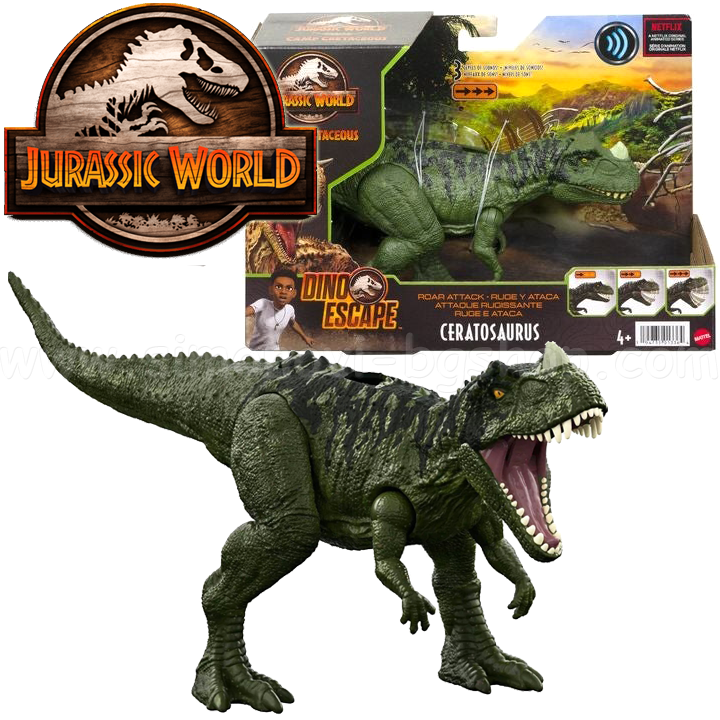 * Jurassic World Dino Escape Figurine Dinosaur CeratosaurusHCL92