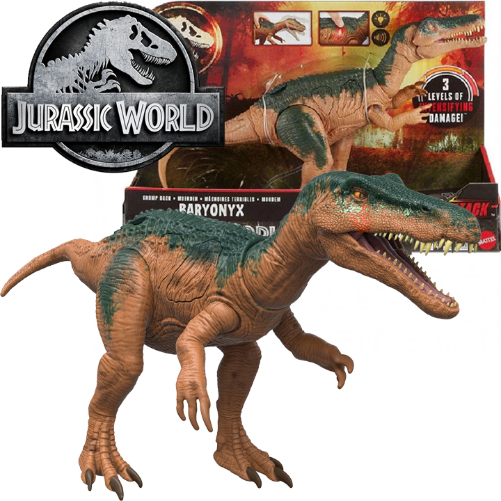 * 2025 Jurassic World Epic Attack   Baryonyx HTP68