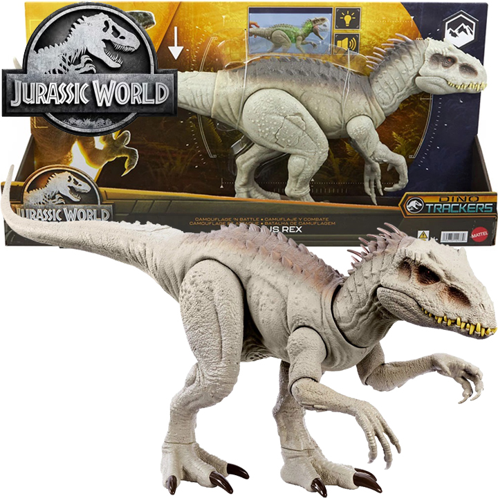 Jurassic World Destroy 'n Devour Dinosaur Tyrannosaurus Rex Indominus Rex