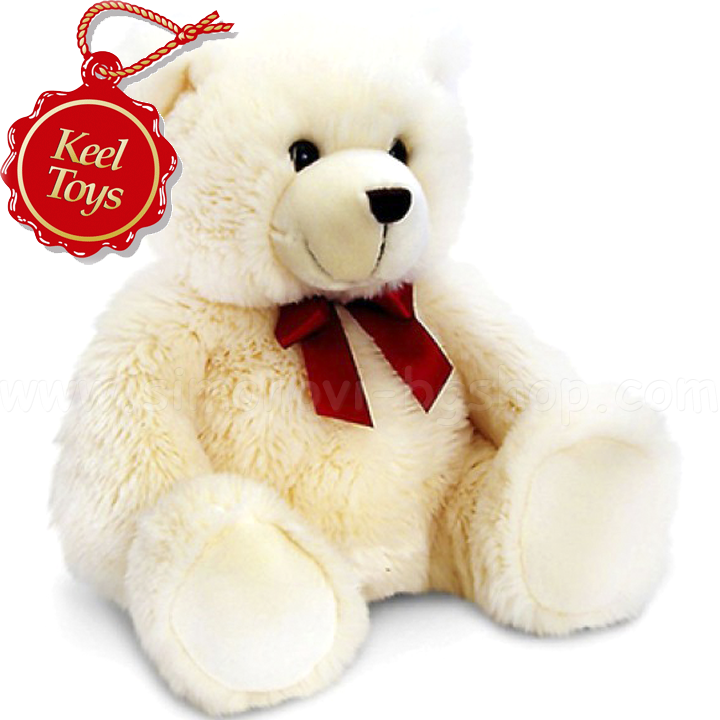 Keel Toys Teddy bear Harry, white SB4355