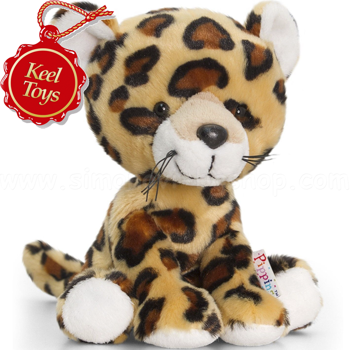 Keel Toys Pipes, Stuffed Toy Leopard SF0322