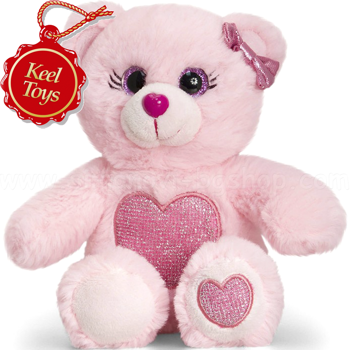 Keel Toys Teddy Bear with Red Heart SF0345