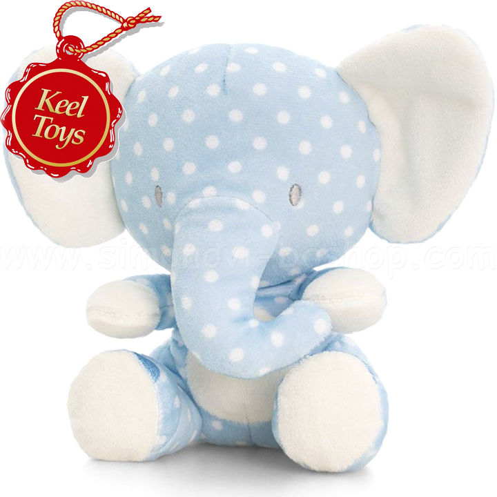 Keel Toys Baby Elephant, Blue SN0854