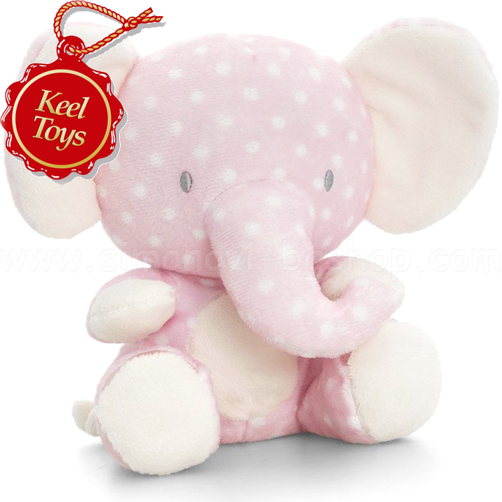 Keel Toys Baby Elephant, pink SN0854