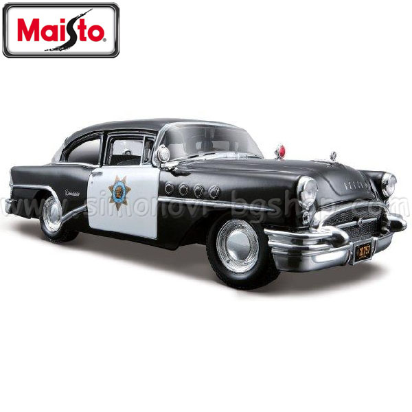 Maisto All Stars - Buick ���� 1955 Century Police Black