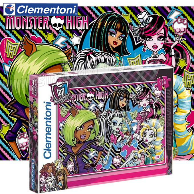 Clementoni - ������ ����� Monster High 500�. 30120
