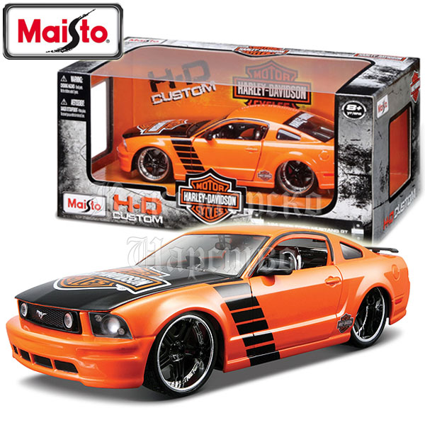 Maisto - Ford Mustang ���� Harley Davidson 1:24 ����������