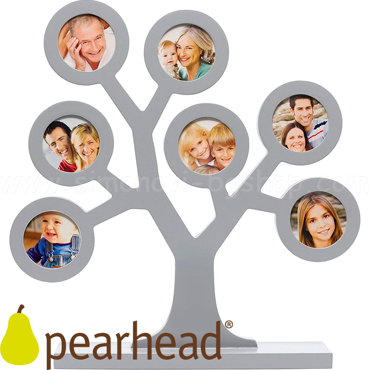 Pearhead     Family Tree Frame Grey62112