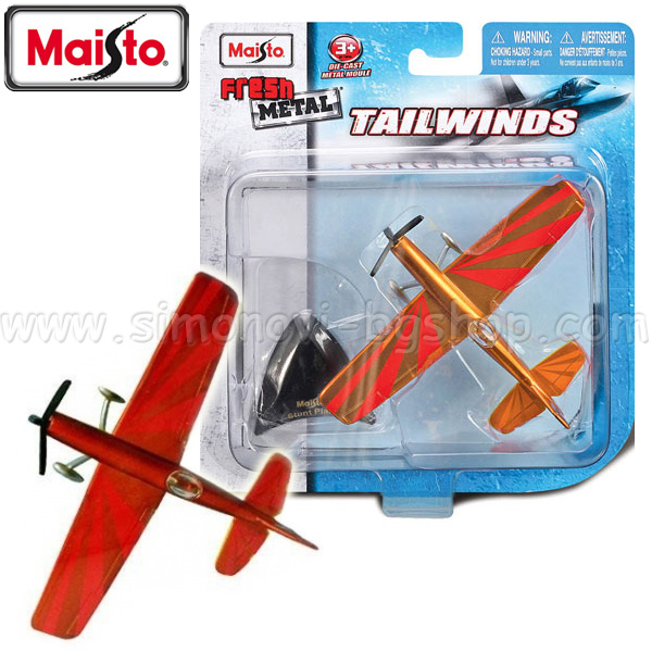 Maisto - Circuit FRESH Metal Plane FM Tailwinds Assortment