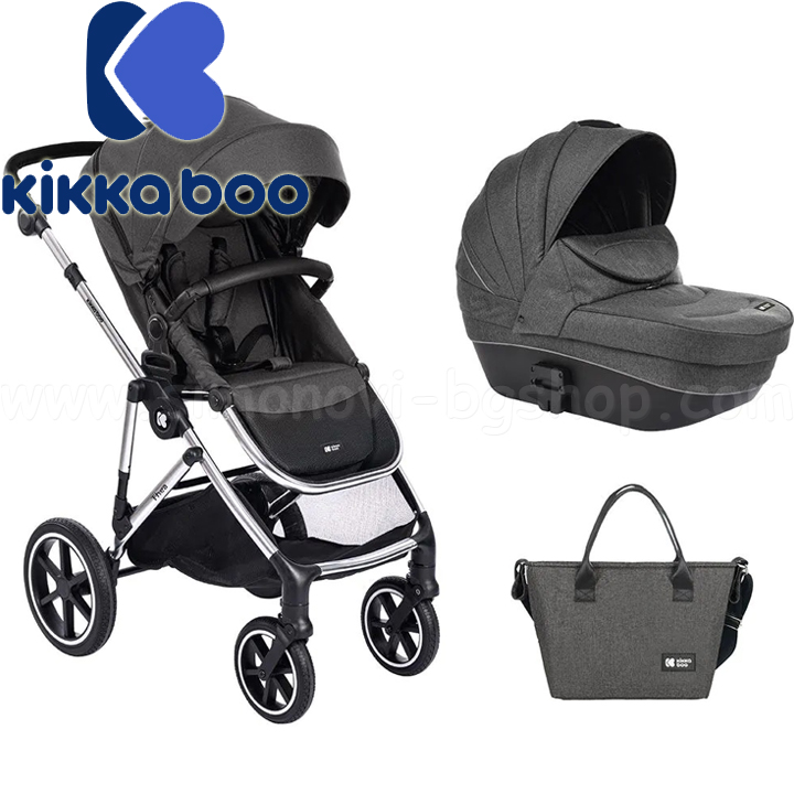 KikkaBoo Combined stroller 2 in 1 Thea Dark Gray 31001020110