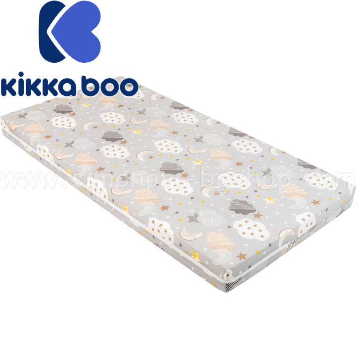 2021 Kikka Boo Mattress Fantasia Plus Clouds Gray 41107030025