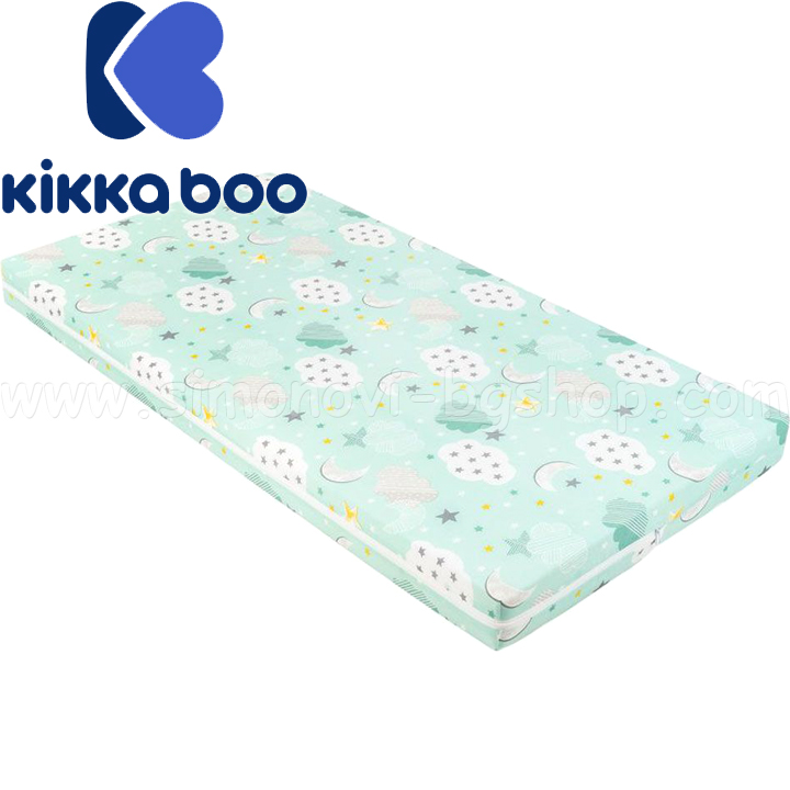 2021 Kikka Boo Mattress Fantasia Plus Star Clouds Mint 41107030028